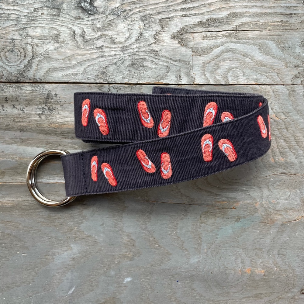 J Crew belt—flip flop pattern | size s/m